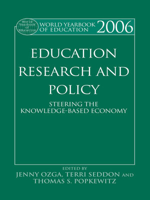 cover image of World Yearbook of Education 2006